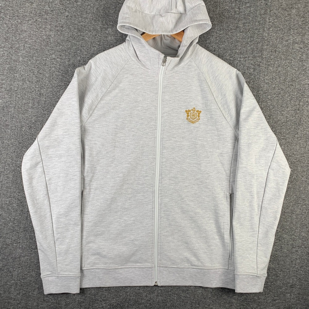 Lululemon Jacket Men Extra Large City Sweat Full-Zip Hoodie Gray Performance